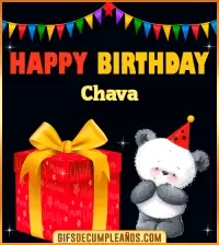 GIF Happy Birthday Chava